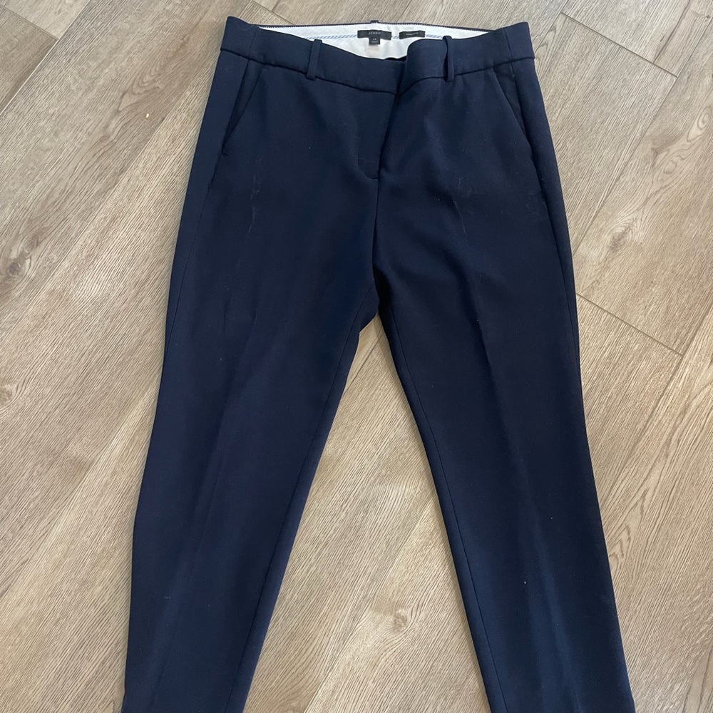 J Crew Classic Cameron Navy Trousers